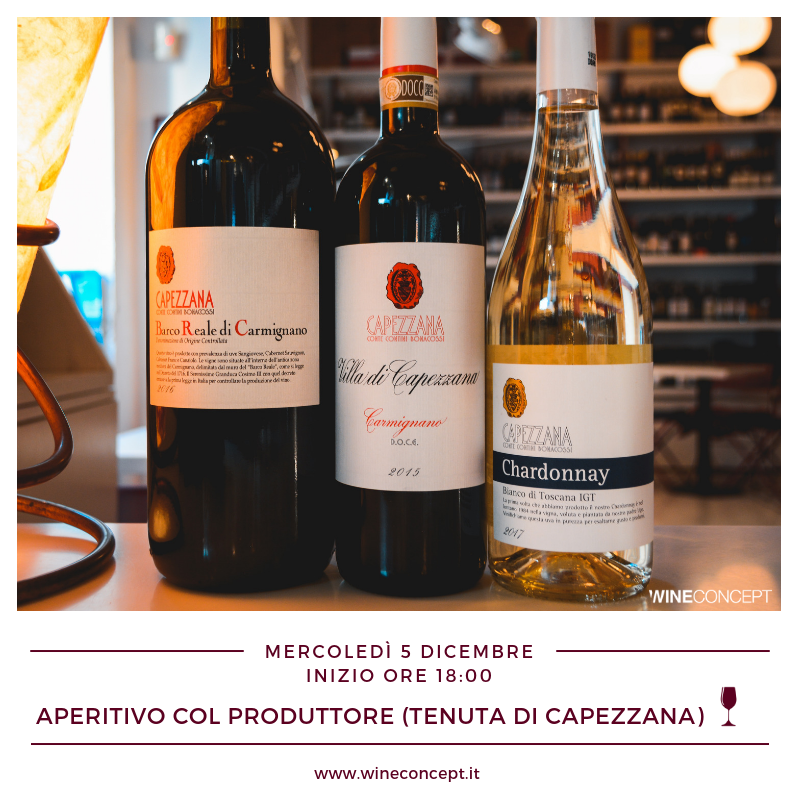 Aperitivo col produttore (Tenuta di Capezzana) Aperitivo col produttore (Tenuta di Capezzana)